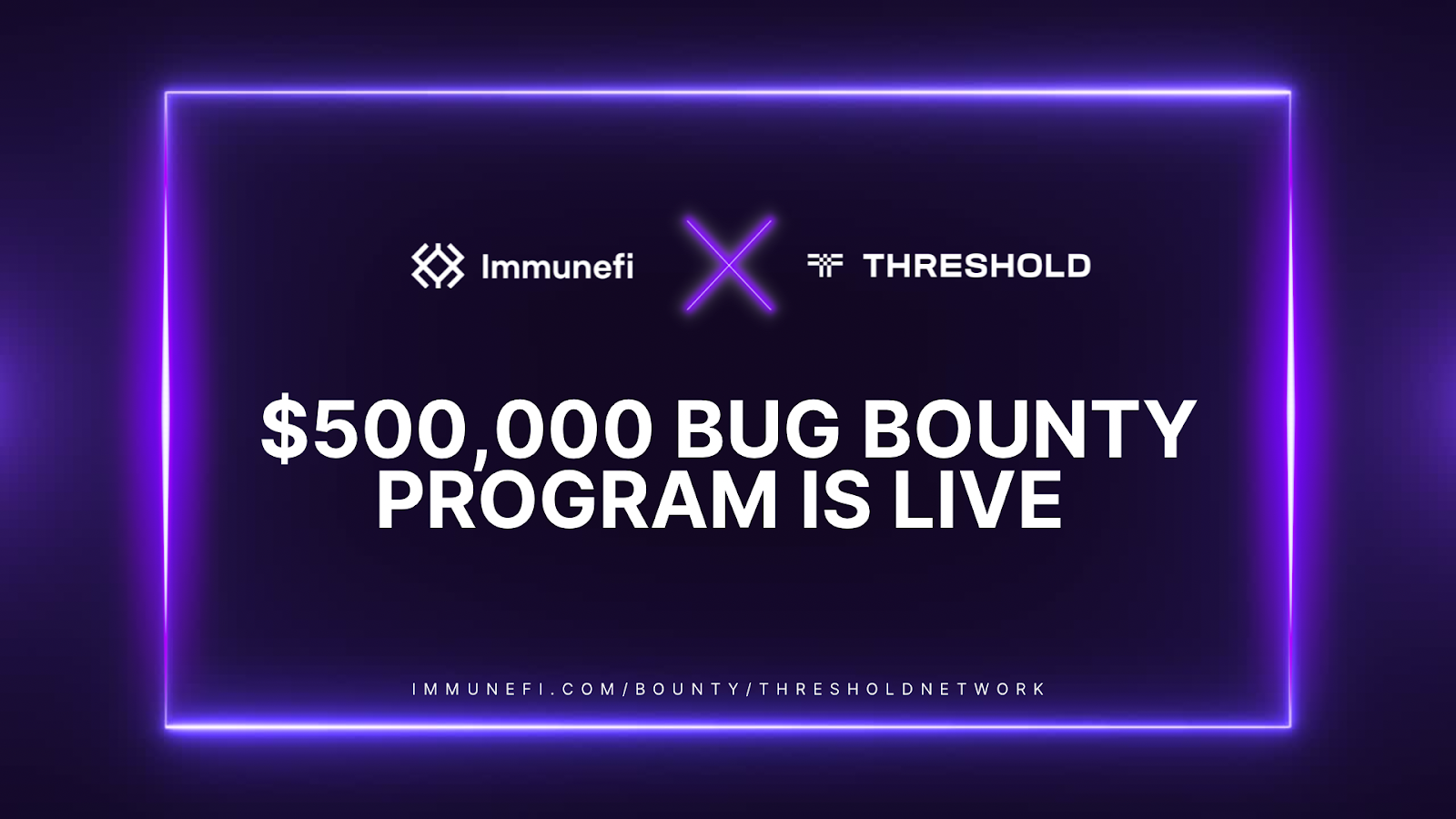 Threshold lance un programme de récompenses pour la détection d'erreurs de 500 000 $ en partenariat avec Immunefi