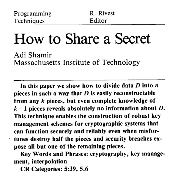 What is Threshold Cryptography?