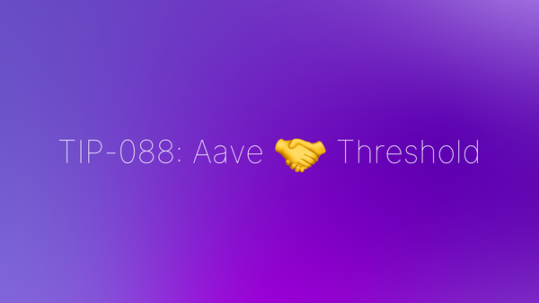 tBTC listed on Aave, which is proposed to join Threshold Council